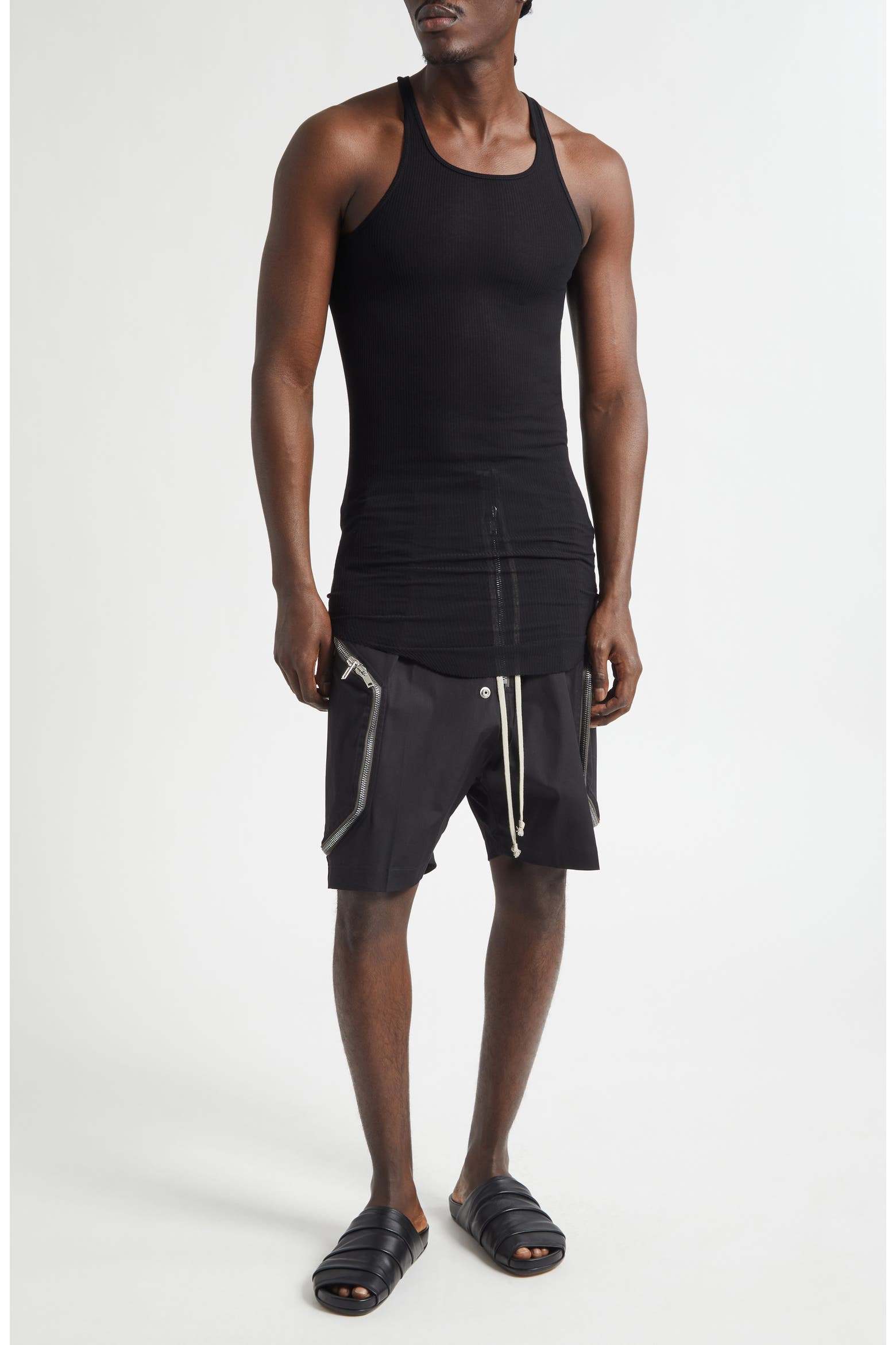 Order List Basic Rick Owens Basic Longline Cotton Rib Tank (Men) | Nordstrom