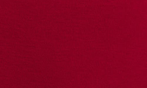 Hanro Seamless Cotton High Cut Briefs In Red