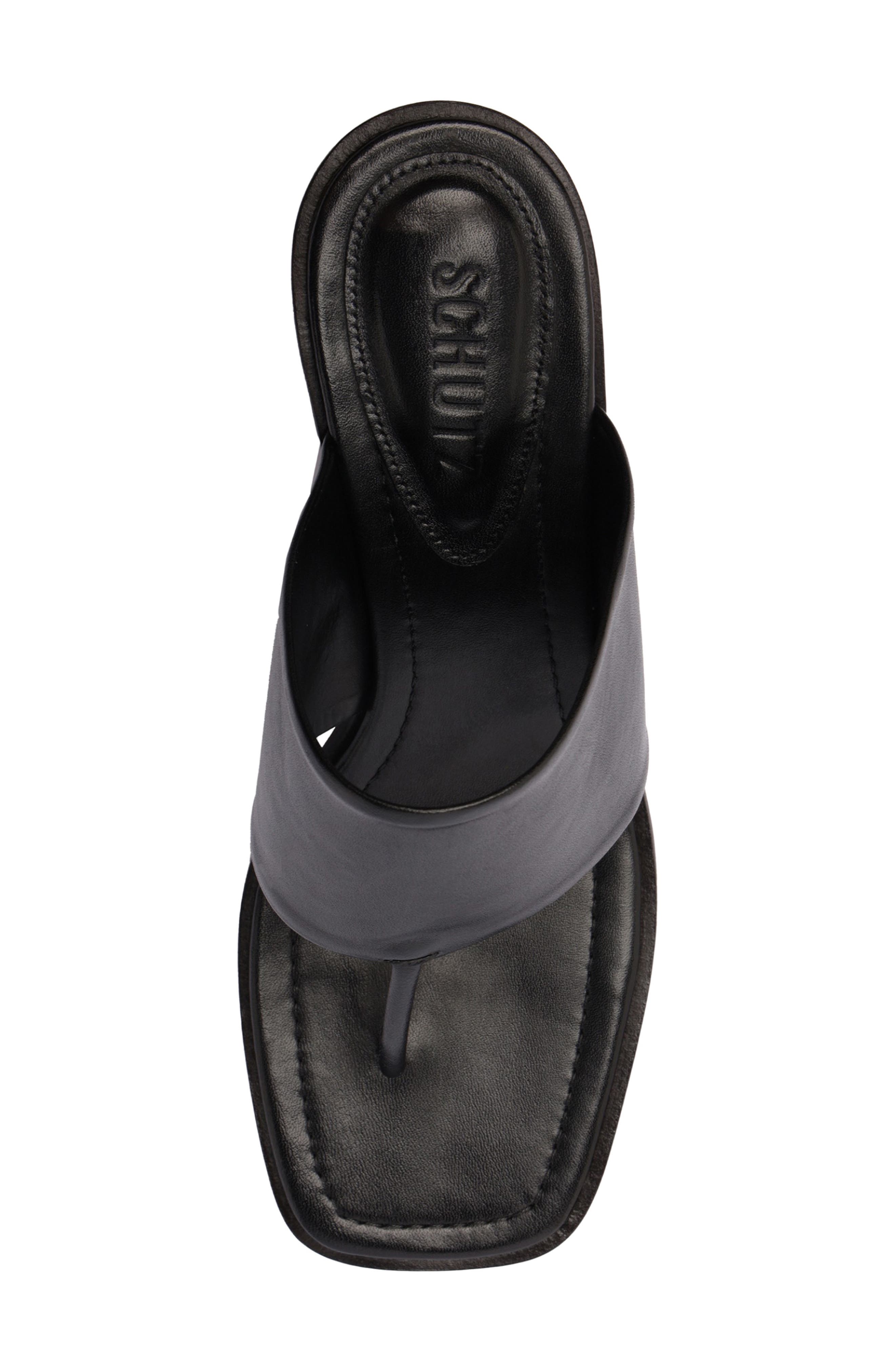 Schutz Martha Flip Flop, Alternate, color, Black