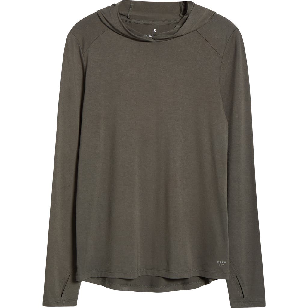 Free Fly Shade Performance Ii Hoodie In Green