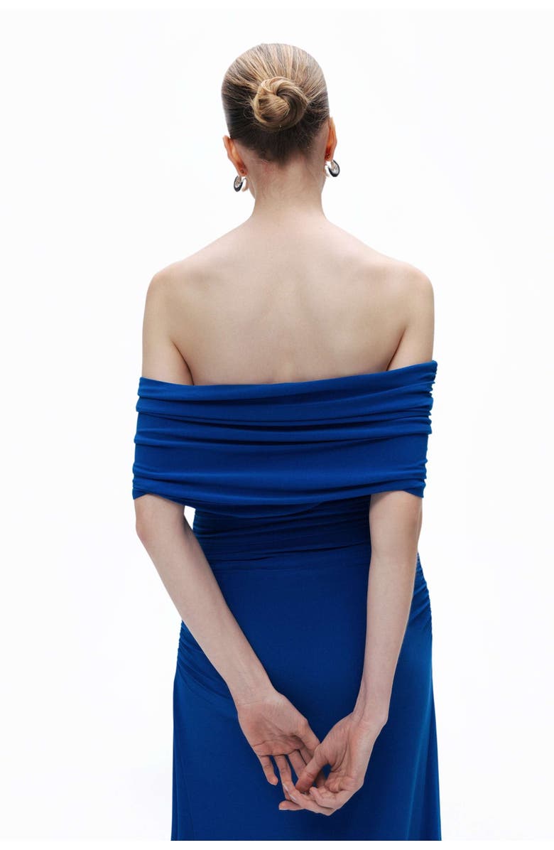 Nocturne Draped Maxi Dress, Alternate, color,