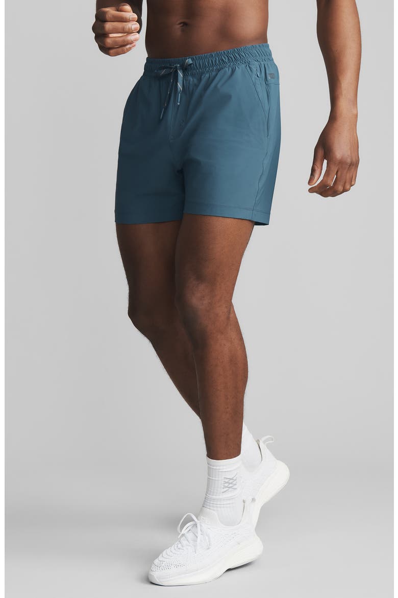 Pursuit 5-Inch Unlined Training Shorts, Alternate, color, DARK TEAL