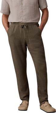 Faherty Linen Drawstring Pants