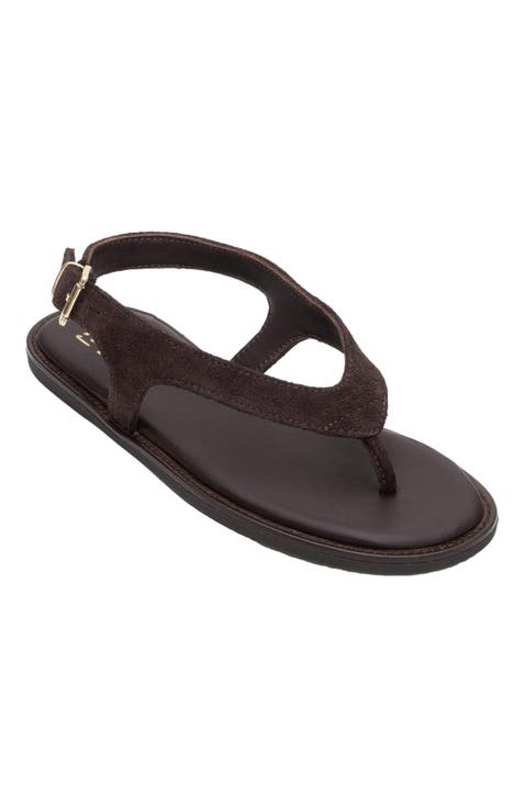 Belinda Leather Thong Sandals (Women)