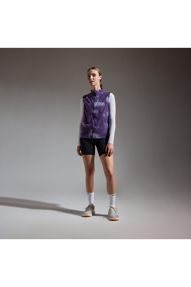 Concurve Cloud Windbreaker Vest - Women's, Alternate, color, Purple Indigo / Amethyst Grey