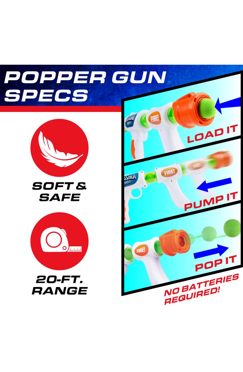 USA Toyz Astroshot Gemini Shooting Games, Alternate, color, Multi Color