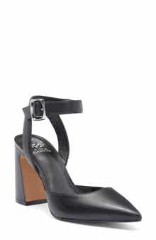 Vince Camuto Alarica Ankle Strap Pointed Toe Pump