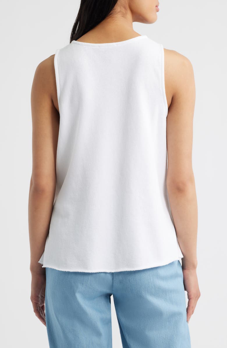 Eileen Fisher Boxy Side Slit Tank, Alternate, color,