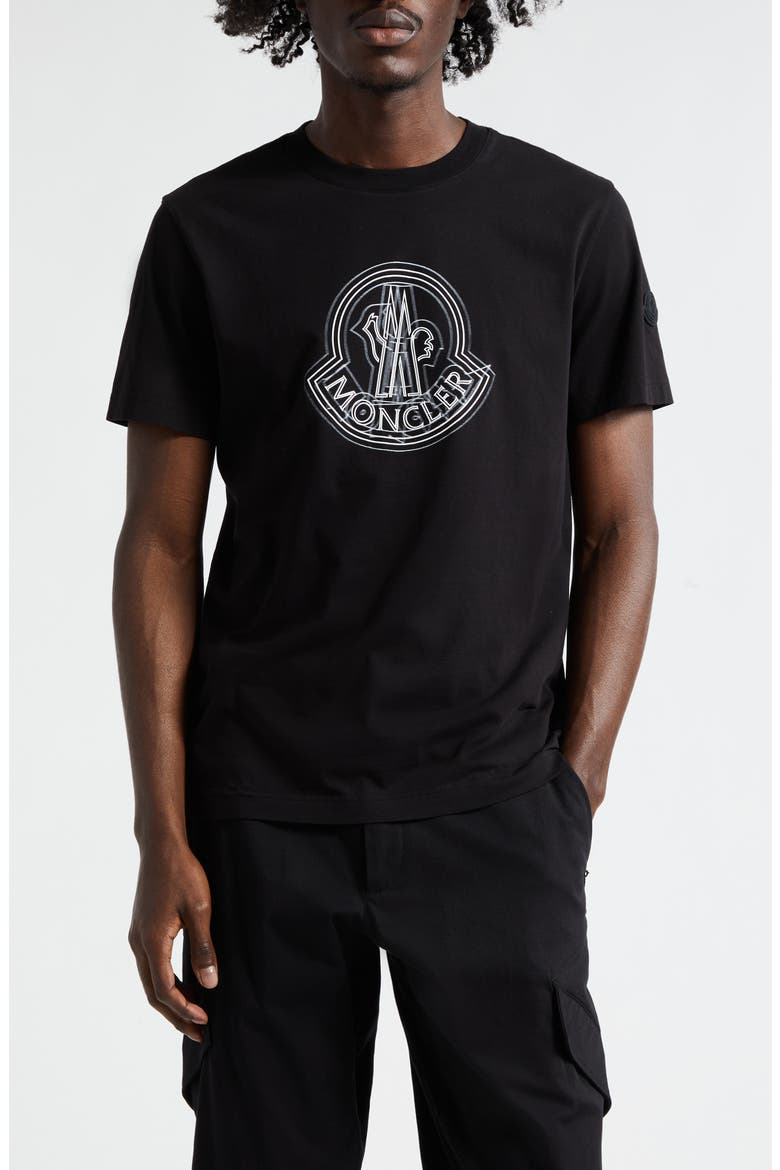 Logo Graphic T-Shirt, Main, color, BLACK