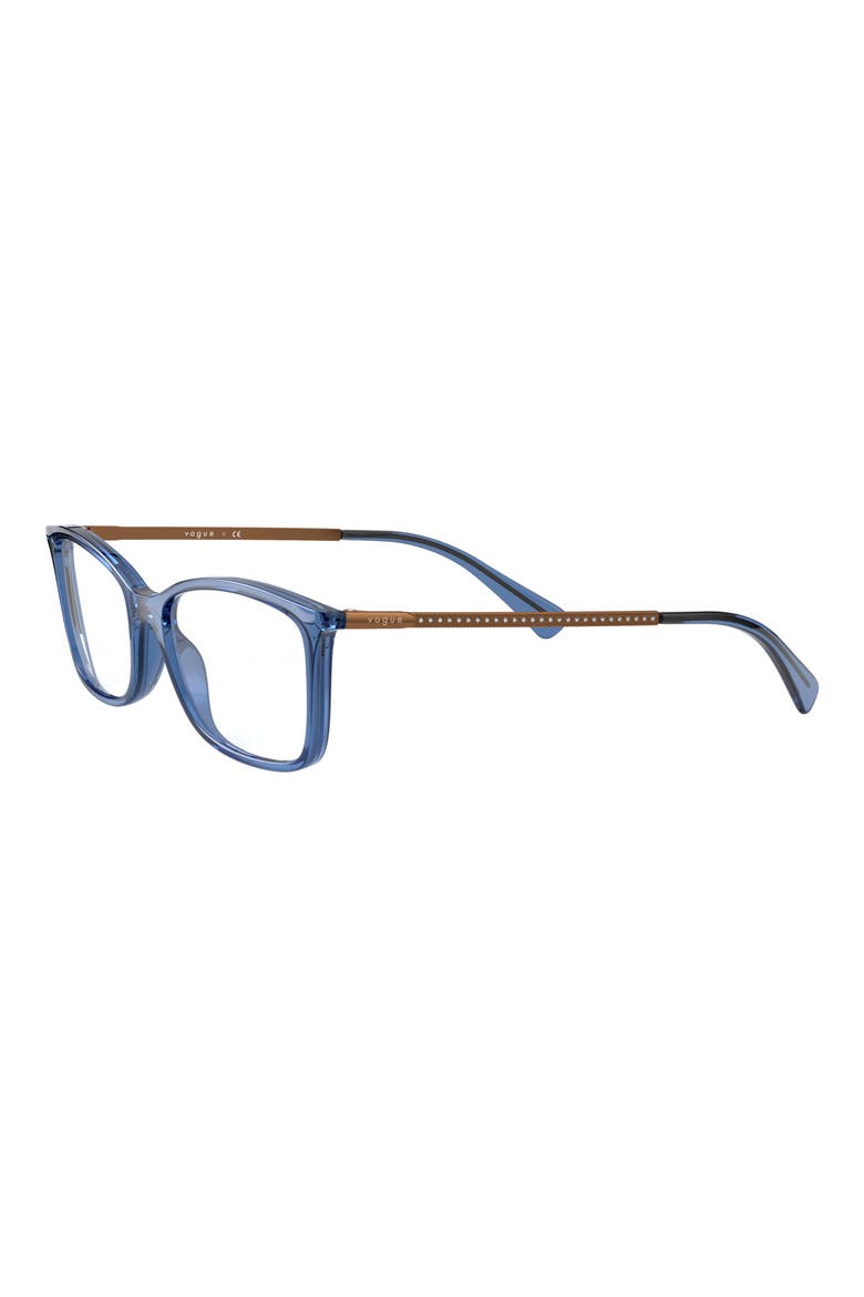 54mm Pillow Optical Glasses, Alternate, color, TRANSPARENT BLUE