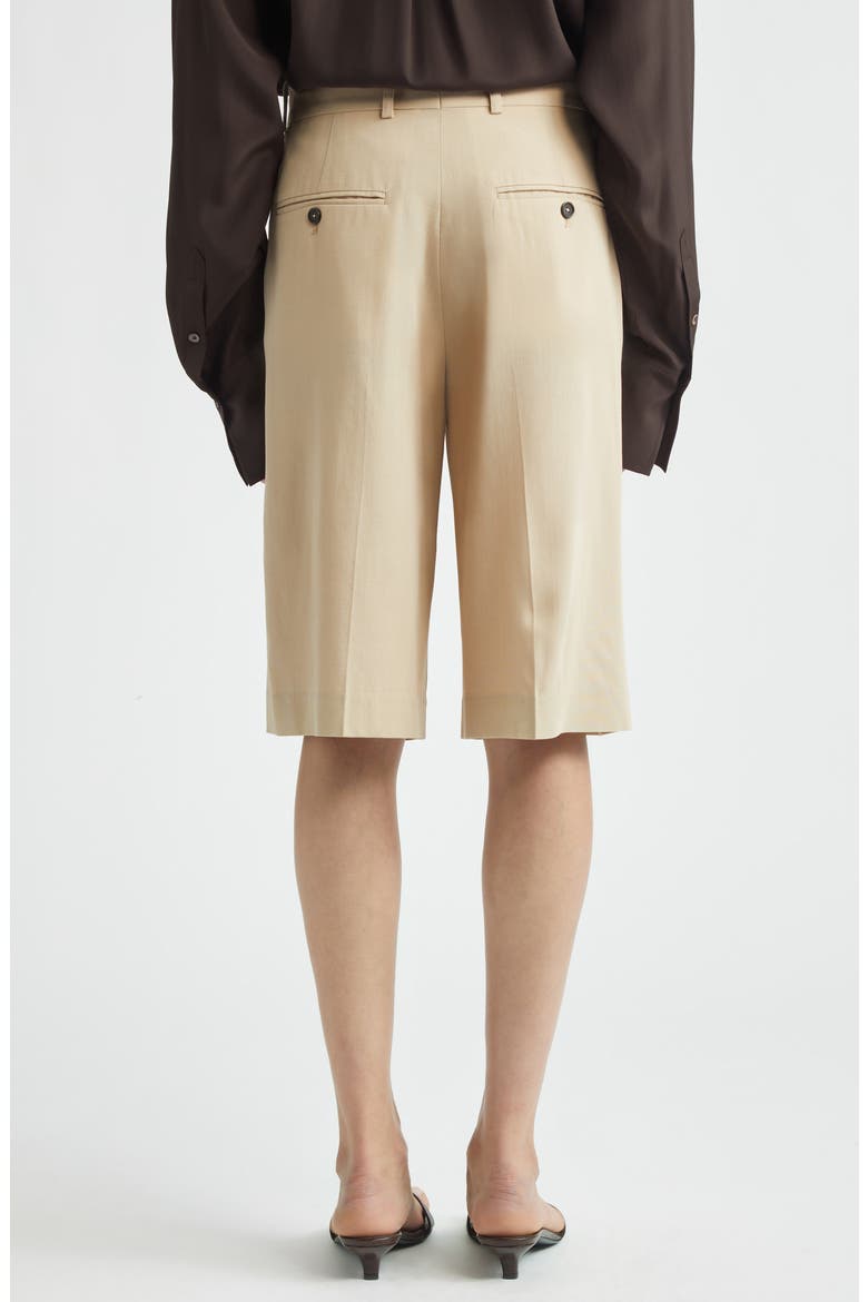 Tailored Wide Leg Shorts, Alternate, color, OVERCAST BEIGE