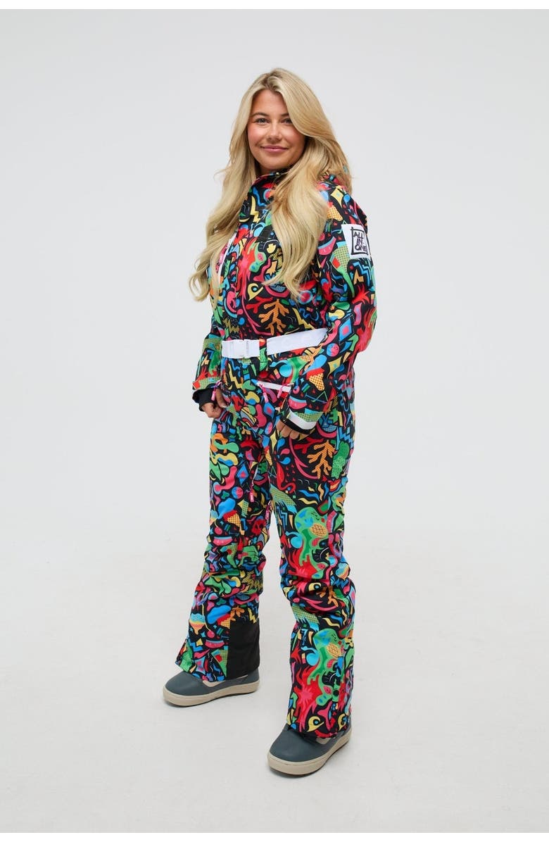 OOSC Stairway to Heaven Shaped Women's Ski Suit, Alternate, color, Multi-Colour
