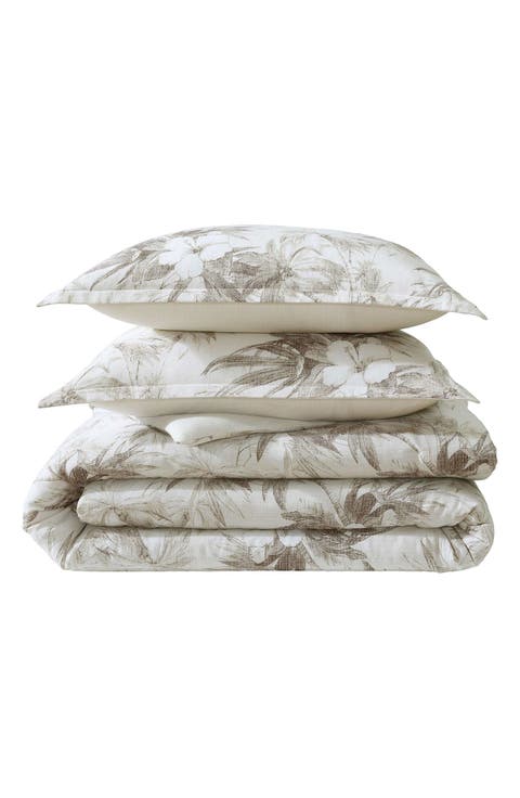 Beachway Blooms Comforter & Pillow Sham Set