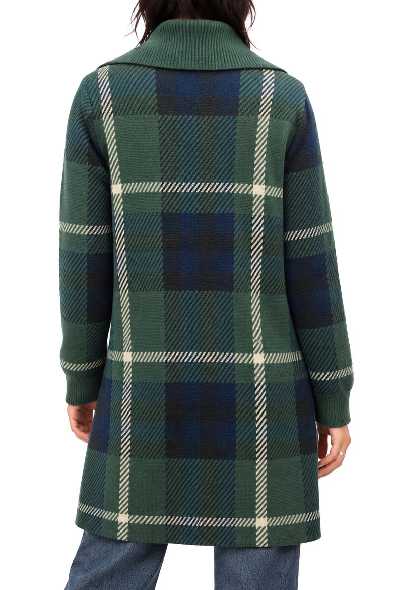 Cooper Shawl Collar Coatigan, Alternate, color, SCOTTISH PLAID