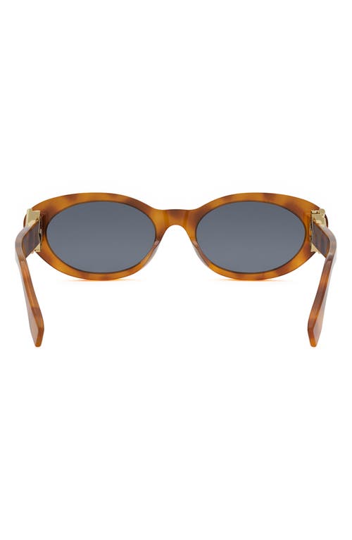 Fendi Womens Brown Fe40140u Cat-eye Tortoiseshell Acetate Sunglasses In Havana/other/blue
