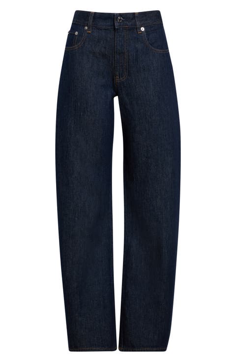 Saddle Wide Leg Jeans