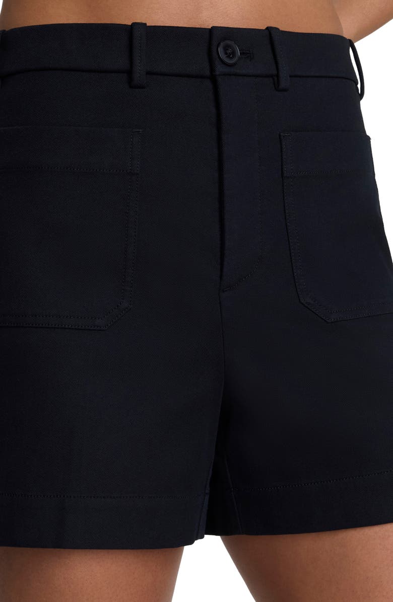 SPANX<sup>®</sup> SPANXsupersmooth<sup>™</sup> 5-Inch Stretch Twill Shorts, Alternate, color, Classic Black