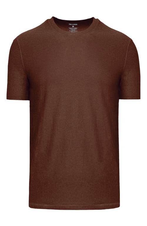 True Classic Active Trim Fit Performance T-shirt In Brown