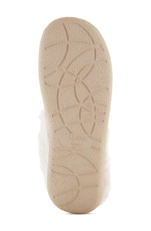 Floopi Slipper With Faux Fur Trim In Pink