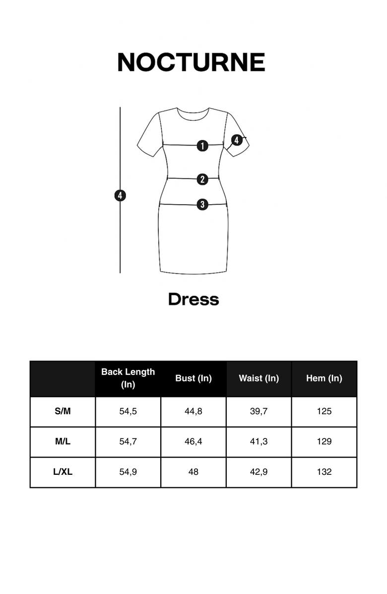 Nocturne Printed Long Sleeve Maxi Dress, Alternate, color, Multi-Colored