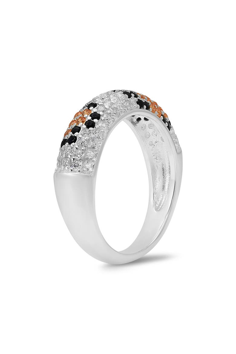 Leopard Spot Cubic Zirconia Ring, Alternate, color, SILVER