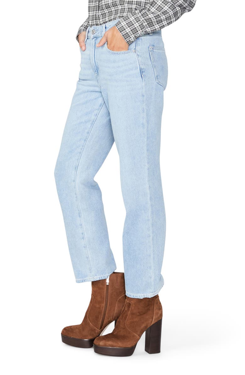 PAIGE Noella High Waist Crop Straight Leg Jeans, Alternate, color, 