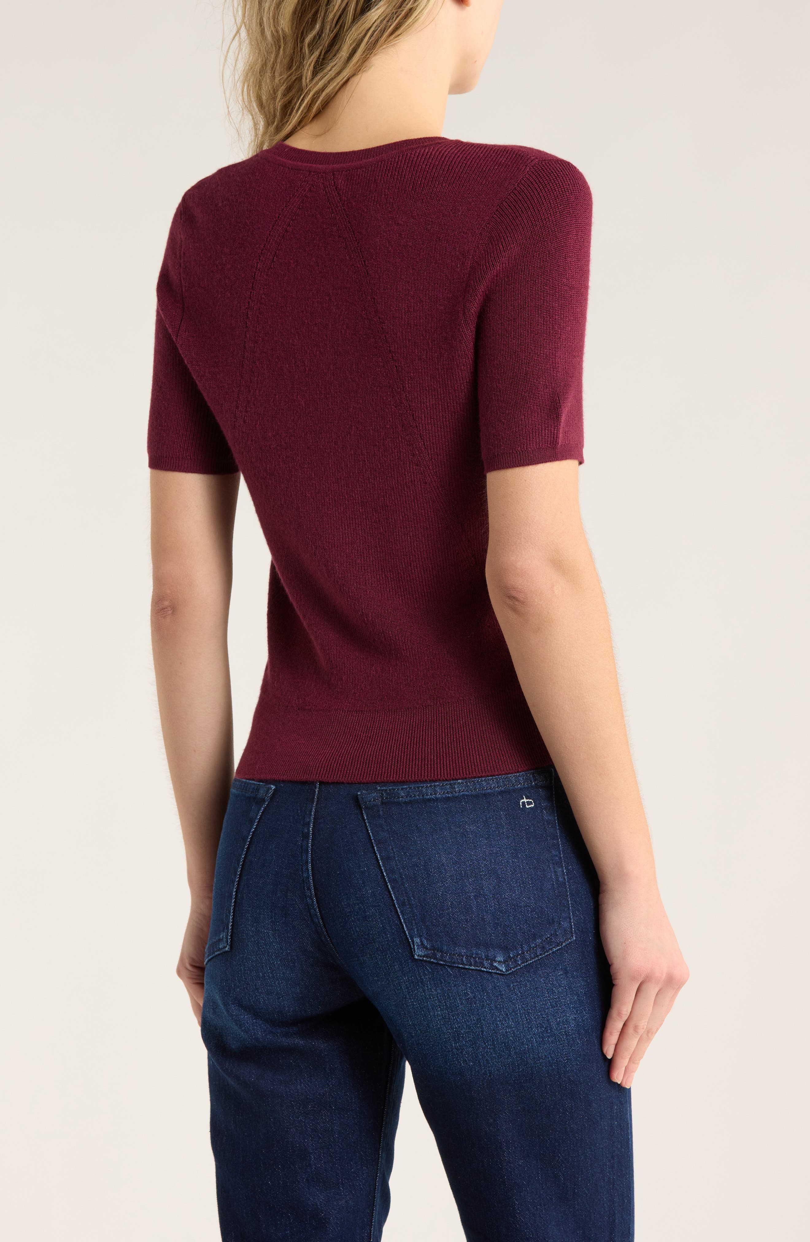 Michal Short Sleeve Crop Cardigan - image 4