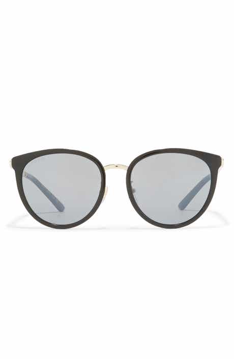 Gucci 56mm Round Sunglasses