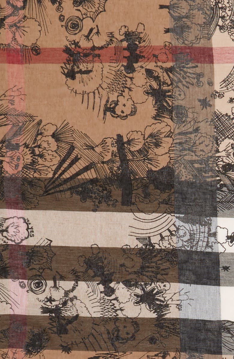 Burberry , Alternate, color, Camel Check/ Black