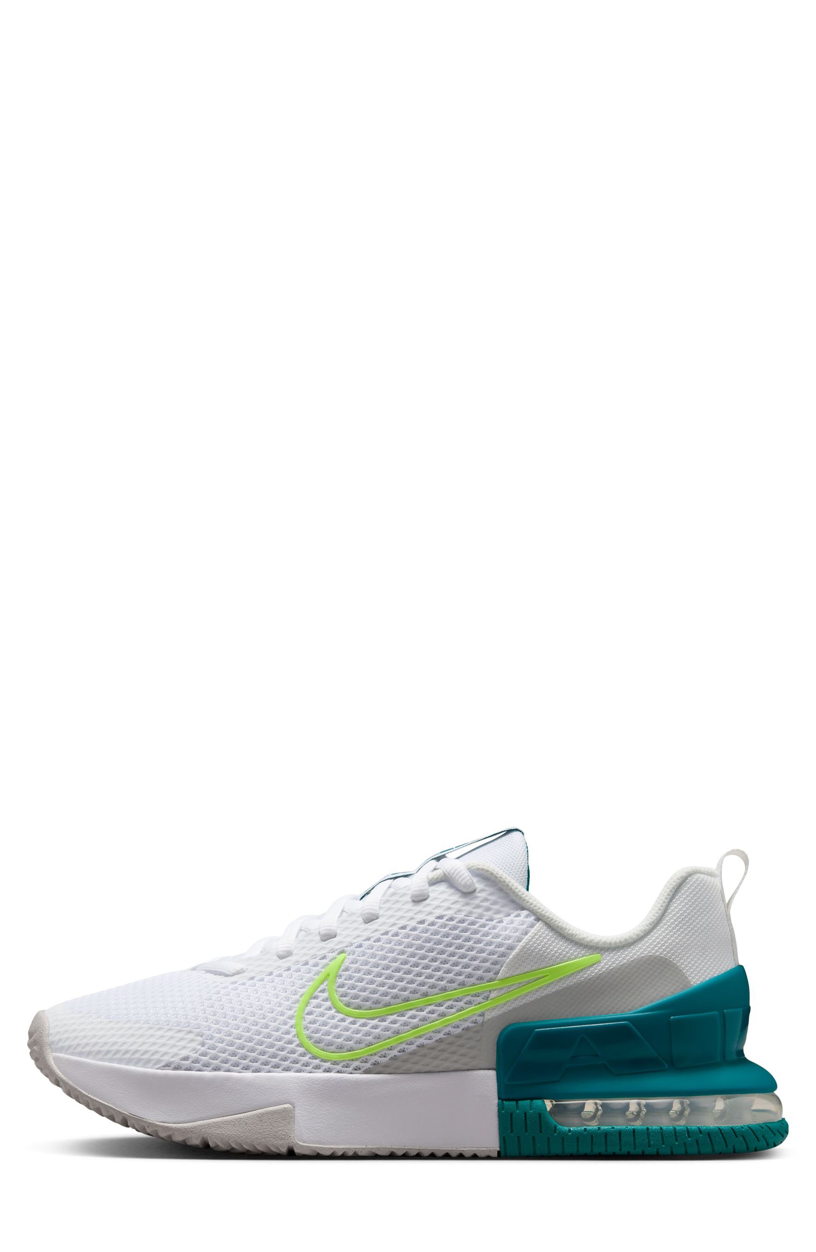 Nike Air Max Alpha Trainer 6 Training Shoe, Alternate, color, White/ Hot Lime/ Grey Fog