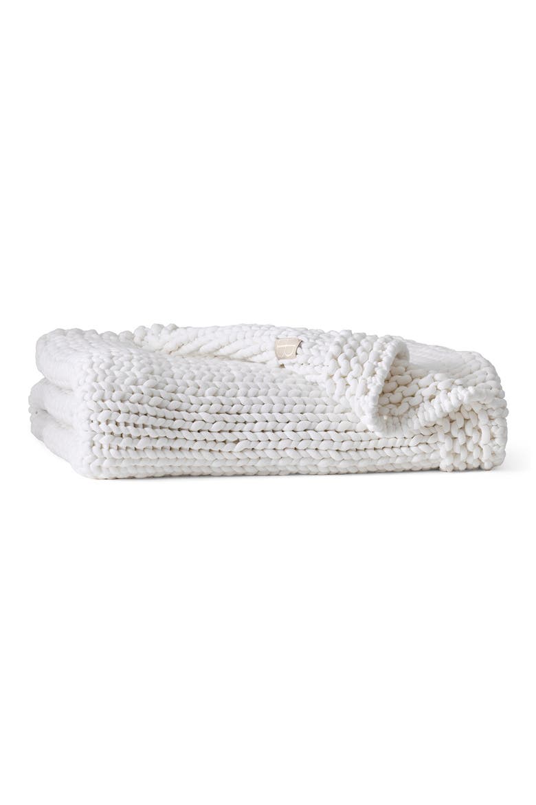 Superloop Throw Blanket, Main, color, WHITE