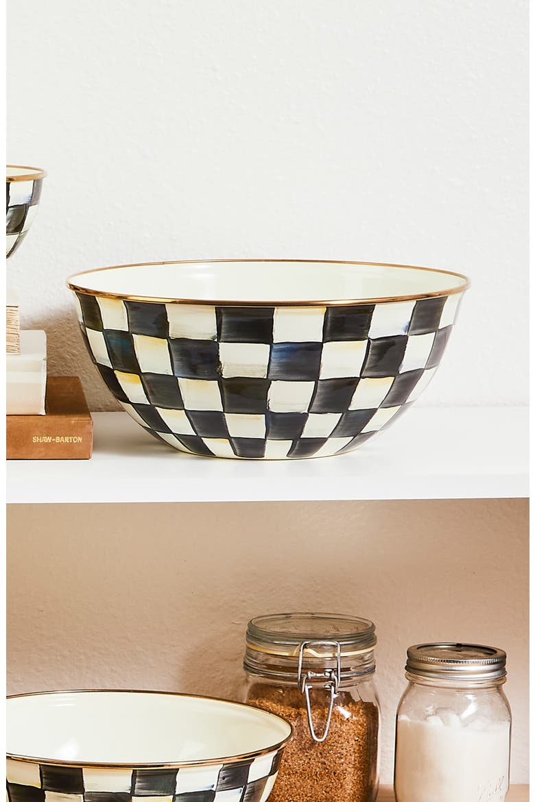 Courtly Check Large Everyday Bowl, Alternate, color, COURTLY