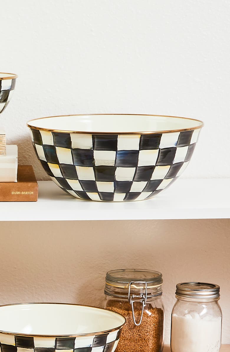 MACKENZIE CHILDS Courtly Check Large Everyday Bowl, Alternate, color, Courtly