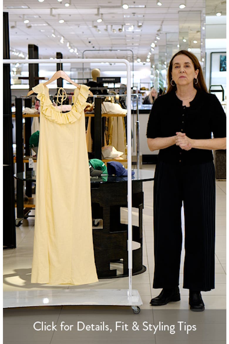 Brienne Ruffle Maxi Dress video