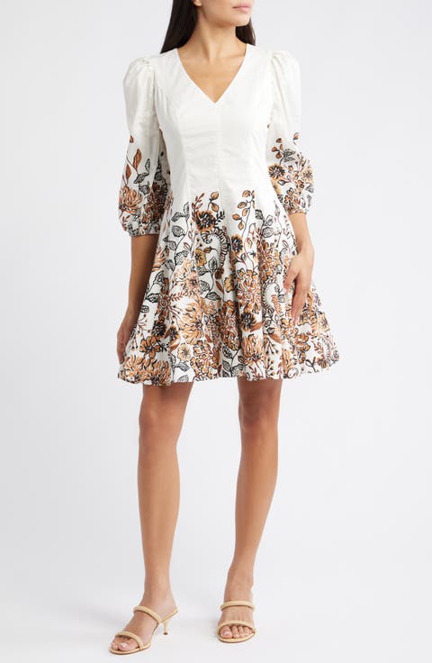 Ash Puff Shoulder Dress