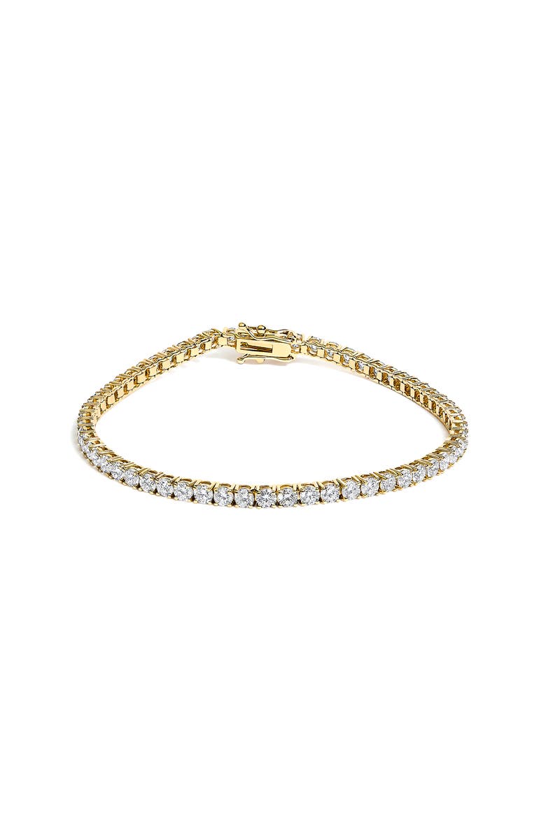 Haus of Brilliance 14K Yellow Gold Classic 5.00 Cttw Diamond Tennis Bracelet, Main, color, Yellow Gold