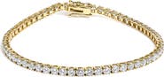 Haus of Brilliance 14K Yellow Gold Classic 5.00 Cttw Diamond Tennis Bracelet