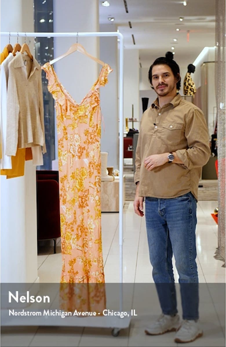 Remind Me Floral Print Maxi Dress, sales video thumbnail