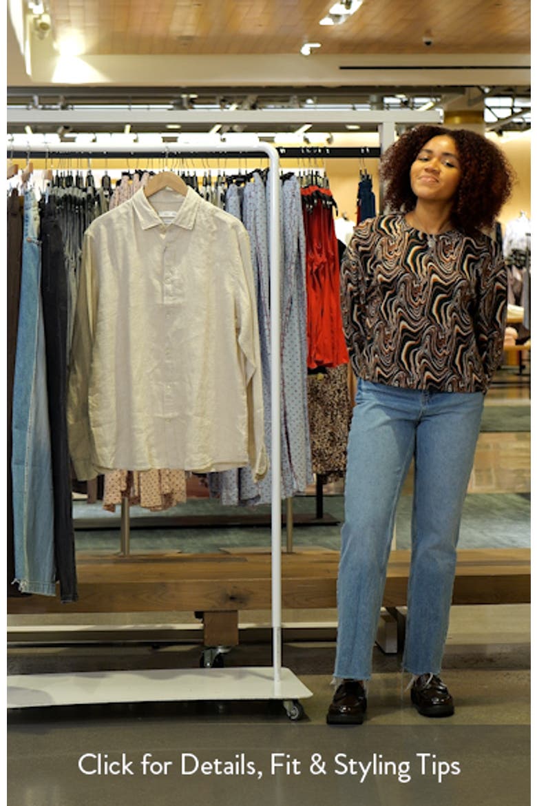 Classic Fit Linen Button-Up Shirt video