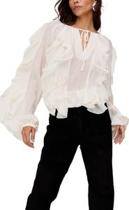 Lily and Lionel London Sophie All Over Ruffle Blouse