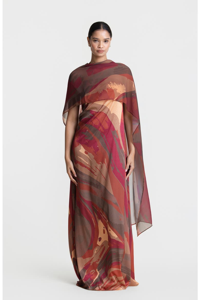 Tuki Dress, Alternate, color, Aura Red