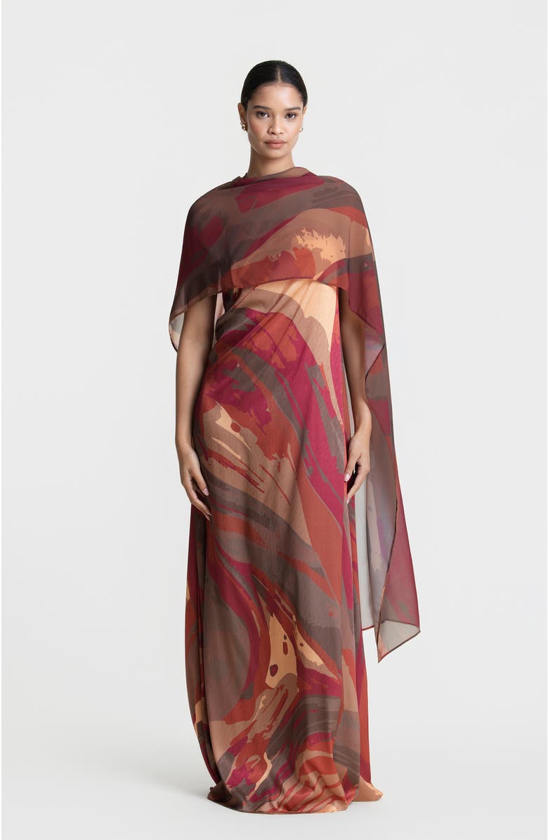 DIARRABLU Tuki Dress, Alternate, color, Aura Red