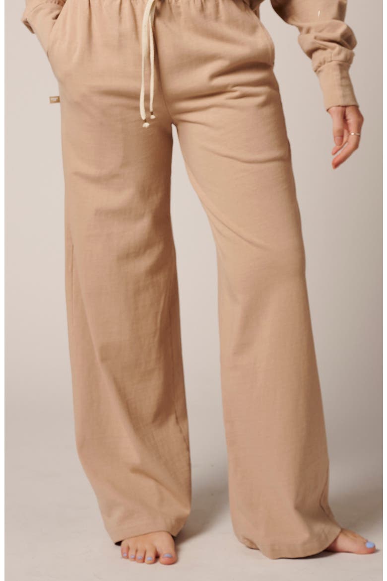 Womens Cotton Lounge Pant, Alternate, color, Bronzite