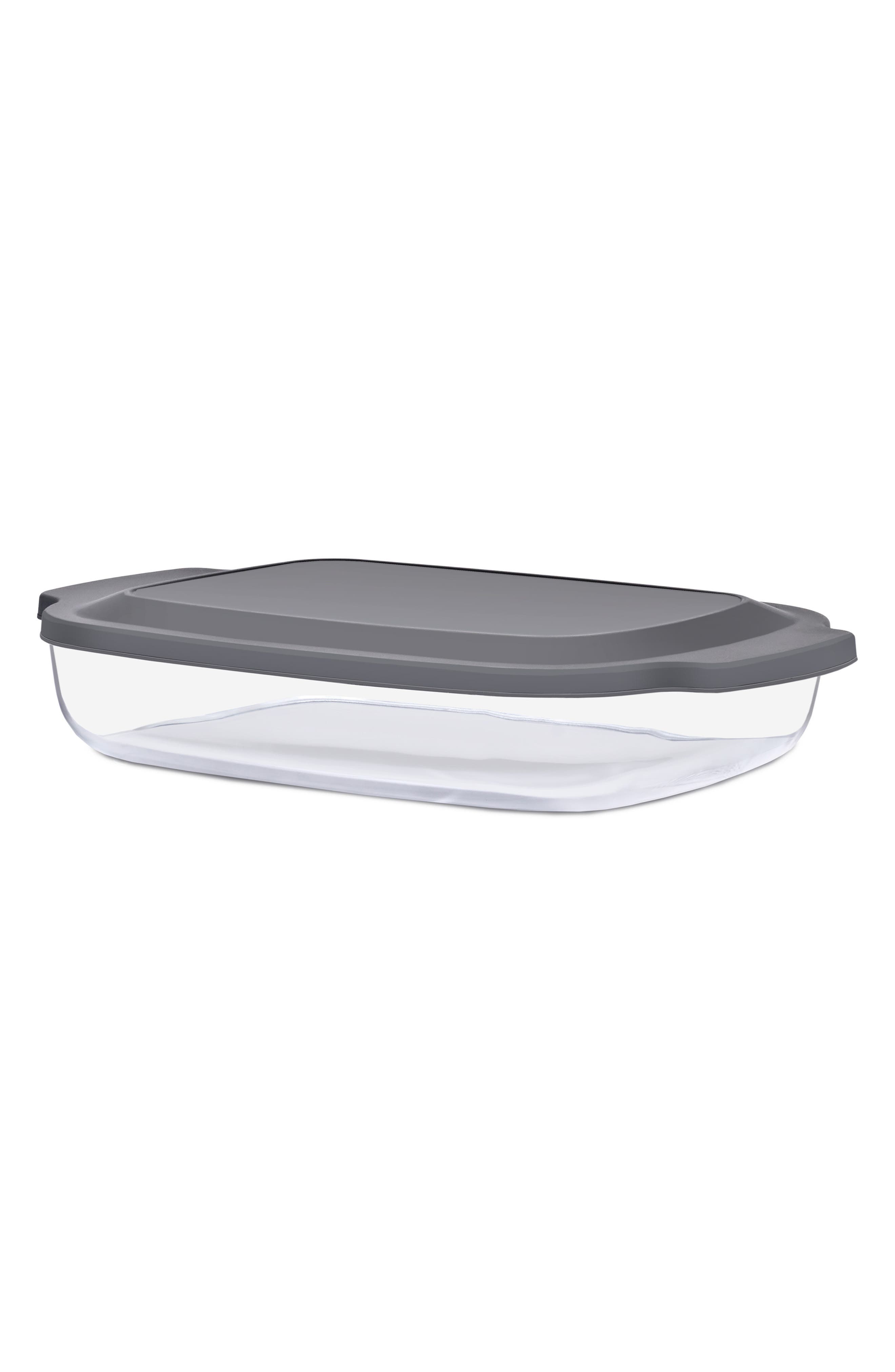 Rectangular Glass Baking Dish with Lid