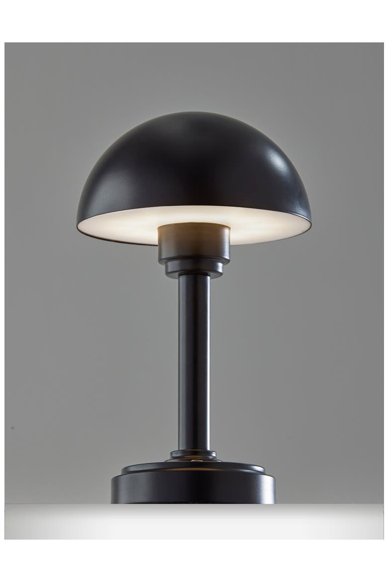 Ollie LED Cordless Table Lamp, Alternate, color, BLACK