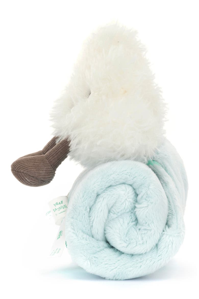 Amuseables Cloud 3.5-Inch Plushie & Soother Blanket, Alternate, color, WHITE