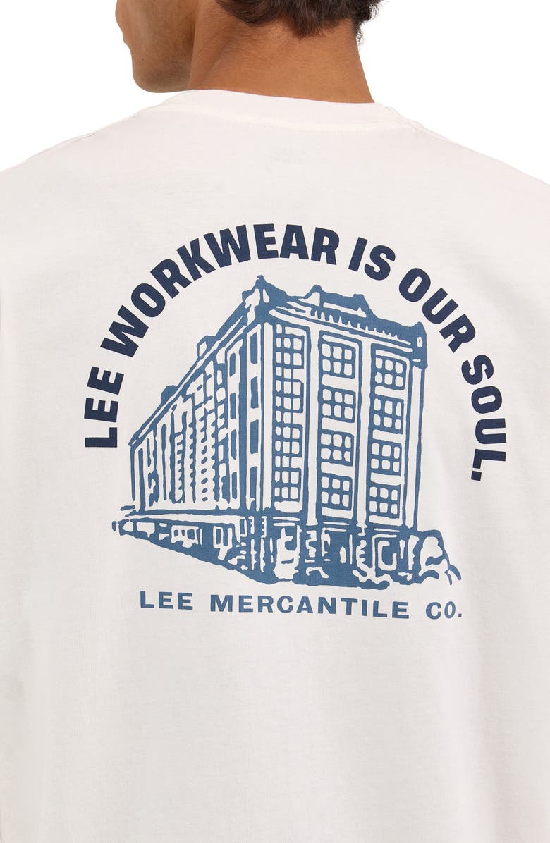 Lee Workwear Graphic T-Shirt, Alternate, color, Ecru