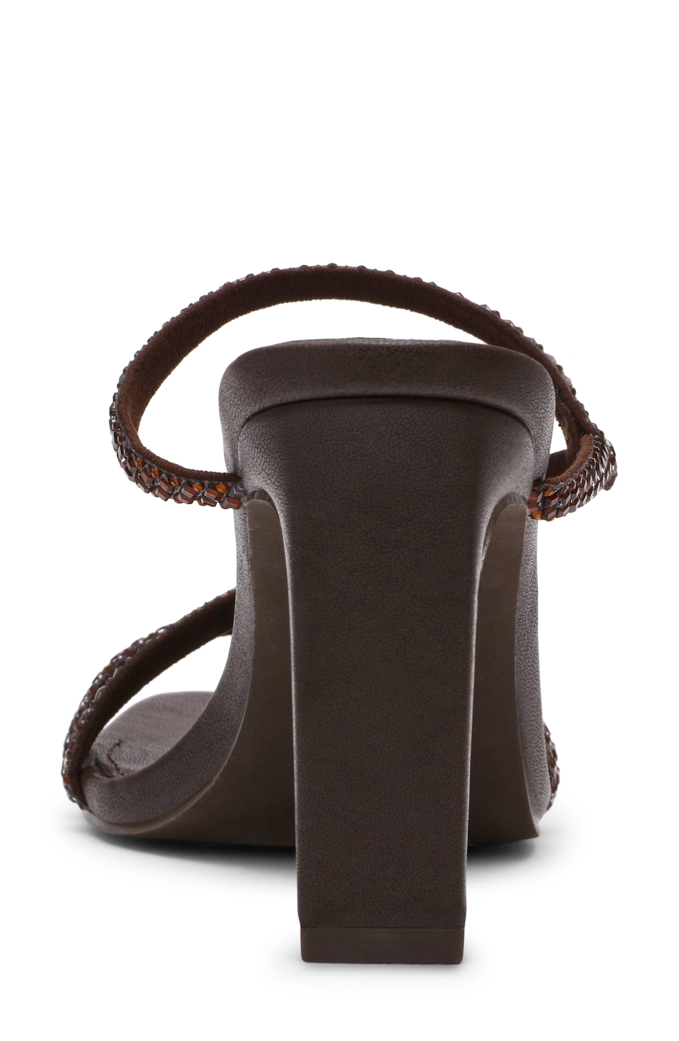 Starlit Sandal, Alternate, color, BROWN SPARKLE