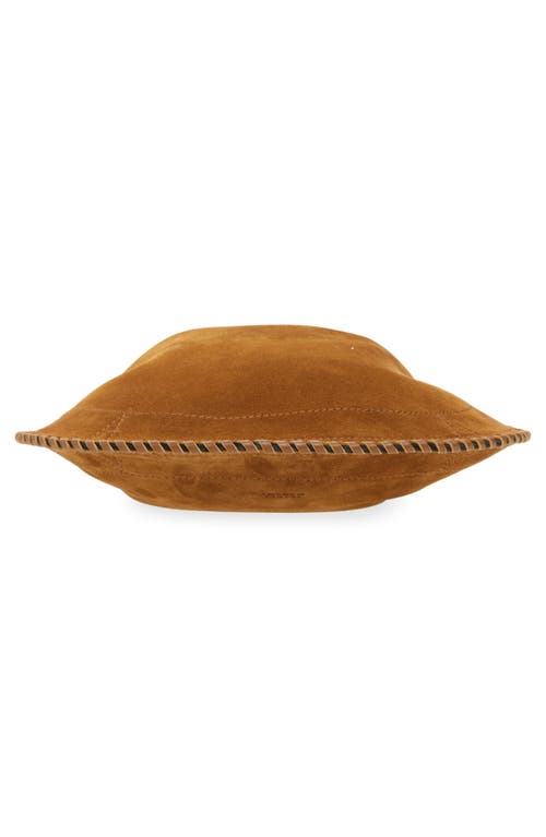 Isabel Marant Oskan Whipstitch Soft Suede Shoulder Bag