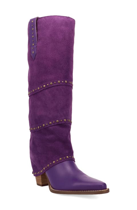 Texani Studded Knee High Boot